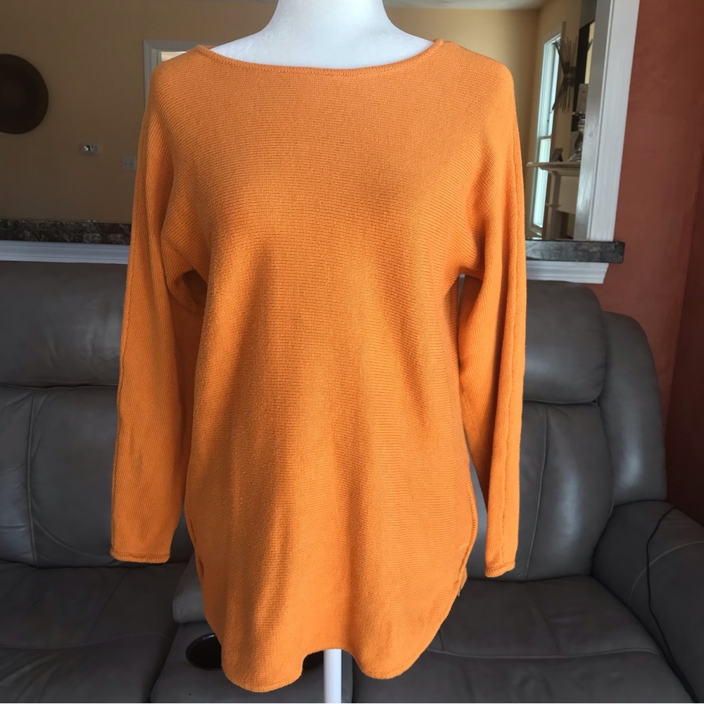 Michael Kors tunic sweater w/ zipper detail